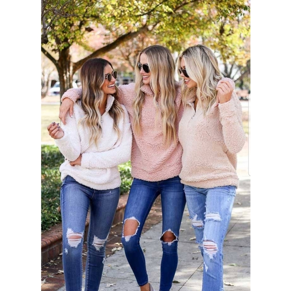 🔴NWT Olive+Oak Blush Pullover